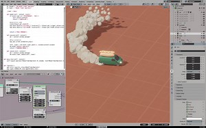Blender Python Gamepad Car Controller