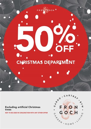 Our Christmas Sale just got BIGGER🚨 Mae ein Sêl Nadolig newydd fynd yn FWY!!... Starts tomorrow 27th Dec✨ | Fron Goch Garden Centre