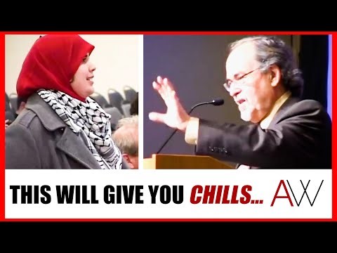 Jewish speaker EXPOSES radical protester for what she really is during tense face off