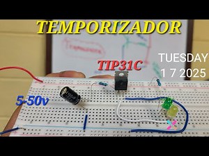 Temporizador con TIP31C. Super fácil.