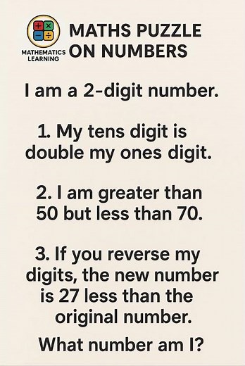 Can You Solve This Maths Puzzle? | Fun Number Riddle for Kids & Adults #mathspuzzle