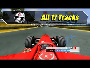 F1 Challenge 99 - 02 (PS2) - Driving All 17 2002 Tracks (1080@60)