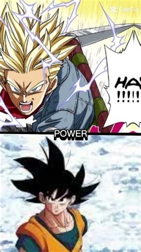 goku base broly movie vs Manga trunks ssj2 who wins