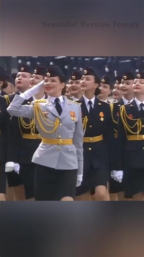 Beautiful Russian Female Soldiers Parade 🇷🇺