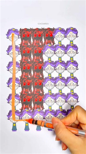 Sprunki OC Lily Poppy Playtime Chapter 5 Line Art Challenge #viralvideo #sprunki #incredibox #short