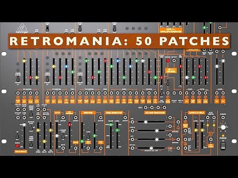 Behringer 2600 Patches: 50 Vintage/Retro Presets. Sound Demo