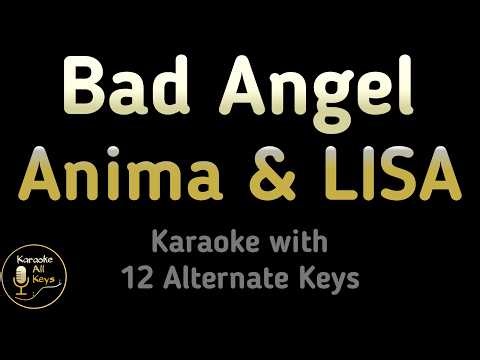 Anyma & LISA - Bad Angel Karaoke Instrumental Lower Higher Male & Original Key