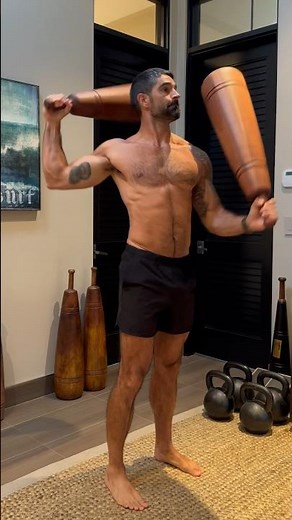 Heavy Club Swings (Persian Meel 7.5kg Each)