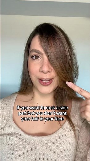 SIDE PART HACK! Watch this if you want to rock a side part #sidepart #longhair #middlepart