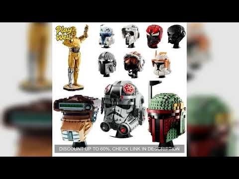 2025 Space War Captain Rex Star-Lord Clone Commander AT-AT Drive Helmet 75429 Building Blocks Desk D