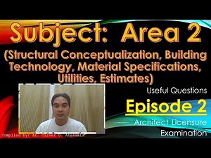 ALE Review: Area 2 Sample Questions Episode 2 - Architect Licensure Examination