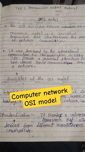😱OSI Model Explained in Hindi 💯 | Computer Network Shorts #rgpv #shorts #trendingshorts #shortsfeed