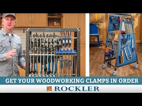 Best Mobile Woodworking Clamp and Tool Storage Rack