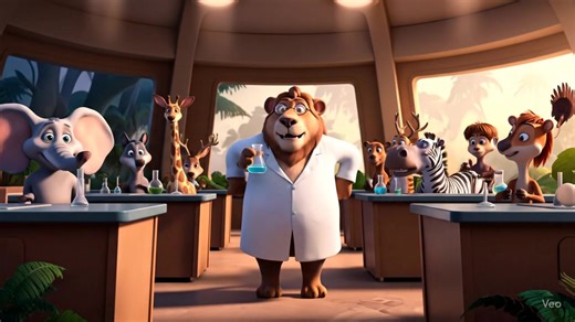 10K views · 84 reactions | #ASMRvideo #ChemistryASMR #ScienceShow #AnimalClassroom #ASMRteacher #JungleSchool #AnimalASMR #SatisfyingScience #ChemistryExperiment #EducationalASMR #RelaxingScience #VirtualClassroom #3Danimation #ScienceAnimation #LionTeacher #AnimalStudents #WhisperedLearning #STEMforKids #NatureMeetsScience #CuteAnimalsLearn | ChemClub | Facebook