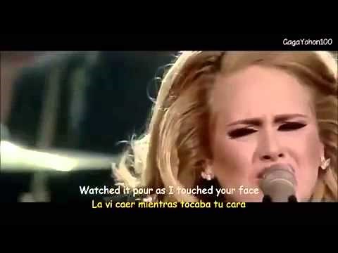 Adele - I set fire to the rain (con subtítulos en Inglés y Español)