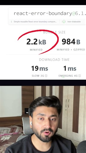 Are You Ignoring This React Safety Net? ⚠️ Fix Your Errors Now! #React #JS #Frontend