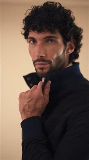 Alex Bottoni Blue Suede Bomber Jacket by D’Arienzo | Men’s Made in Italy Style