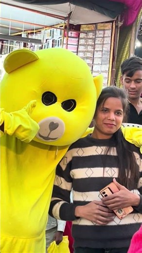 Scary tady bear 🐻 balia mele me #scaryprank #funny #teddybearparccomedy #comedy