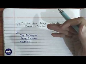 Application for being absent in the Parent-Teacher Meeting (PTM). e-study