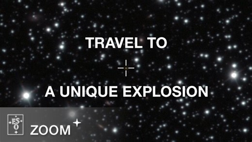 Zooming into an unusually long and repeating explosion