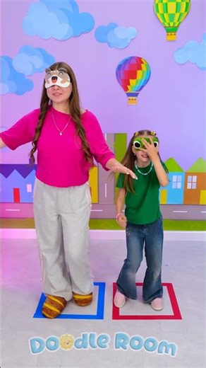 Wobble Walk Challenge 🤣🐾 Can You Keep Balance? 🌟 #KidsChallenge