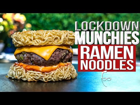 QUARANTINE/LOCKDOWN MUNCHIES: 4 QUICK & EASY RAMEN RECIPES | SAM THE COOKING GUY 4K