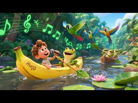 Hugo the Happy Hippo 🦛 | Cheerful Hippo Song for Toddlers | Fun Nursery Rhyme for Kids