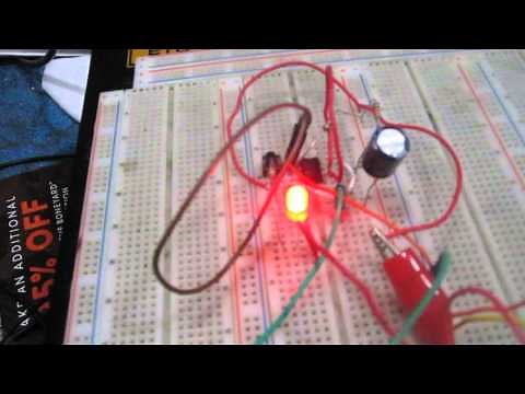 Monostable Circuit built with a 555 Timer