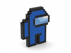 LEGO MOC-160454 Among Us Blue Crewmate (Gear > Video Games and Accessories 2023)
