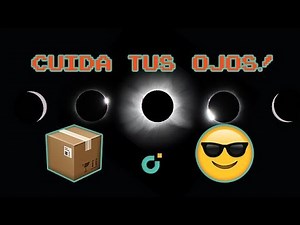Mira el Eclipse de manera segura con este proyector Casero!