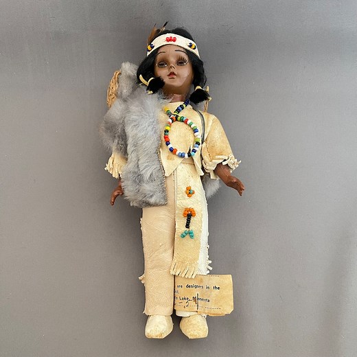Deerfoot and Brown Eagle Native American Indian Vintage Plastic Doll in Traditional White Leather Costume –lot D150 - Etsy