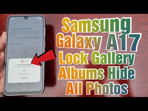 Samsung Galaxy A17 5G How to Lock Gallery Albums & Hide All Photos & Videos From Prying Eyes