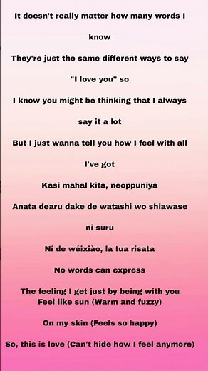 it doesn't really matter how many words i know #tiktok#songlyrics