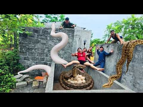 Brave Soldiers Used High-Tech Snake Detectors To Locate The Giant Python's Nest.