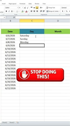 🔥 Top Excel Formulas You MUST Know! | Excel Shorts #exceltips