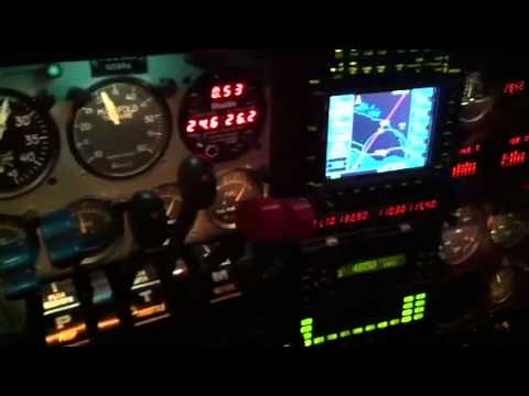 Flying a Beechcraft Baron 58P through ice