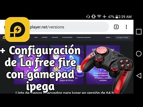 Ldplayer ultima versión + configuración de Gamepad Ipega e instalación