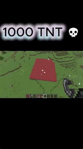 1 TNT vs 1000 TNT vs 1000000 TNT! #minecraft #minecraftshorts #minecraftmemes #minecraftsurvival