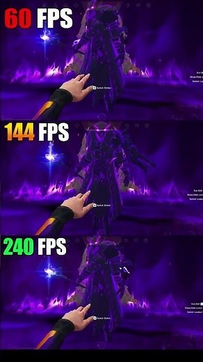 60FPS vs 144FPS vs 240FPS – Can You Tell? 👀