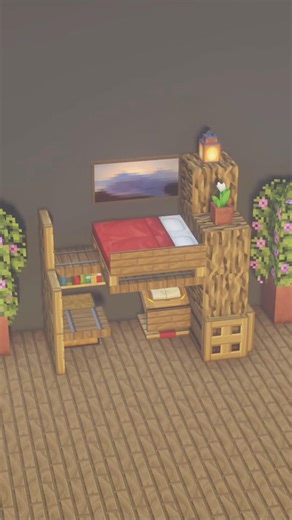 Minecraft Easy Bunk Bed 🛏️