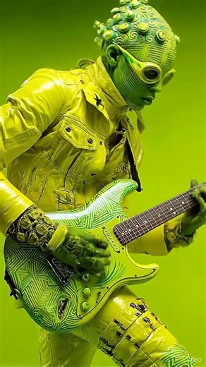 Carved Alien Man - Future Guitar Solo