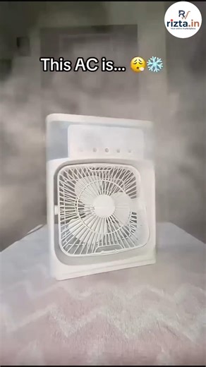 Portable Air Cooler Fan with Mist & Humidifier #unboxing #minicooler #shorts