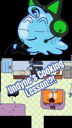 Undyne TEACHES Slime Vtuber Her Cooking Fundamentals!! Undertale Gameplay Reaction! #envtuber