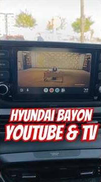 Hyundai Bayon YouTube & Tv ✅ Fermata Auto Android 16 ✅