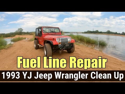 Fuel Line Replacement: Episode 3 #inlinetube #fuelline #jeepyj