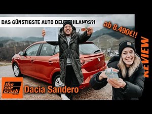 Dacia Sandero (2022) DAS günstigste Auto Deutschlands! 🧡 Review | Test | Preis | Comfort | TCe 90
