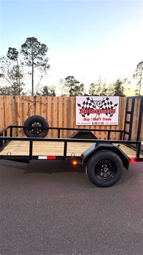 BRAND NEW 2026 model Ware Cargo Trailers 5x10 single axle utility trailer w/ spare tire and wheel!