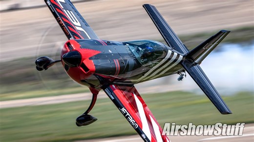 Watch this plane slam through the air with explosive power