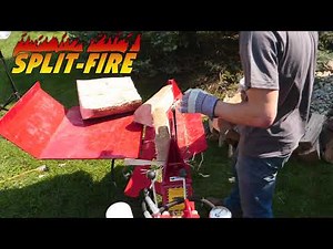Split-Fire 3255 2-way log splitter put to work
