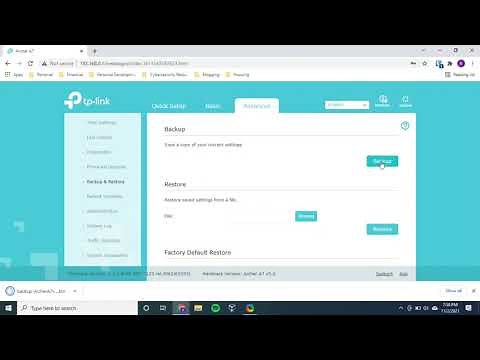 How to Back Up and Restore Your Router's Settings